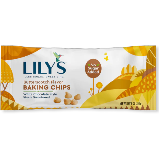 Lily's - Baking Chips - White Chocolate Style - Butterscotch Flavor - 255 g