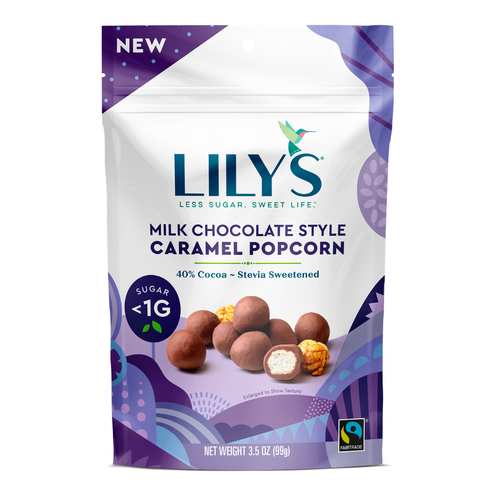 Lily's - Caramel Popcorn - Milk Chocolate Style - 99 g