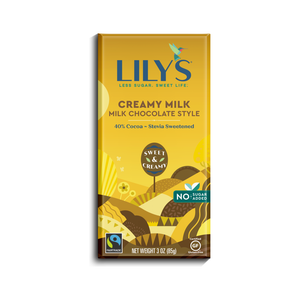 Lily's - Barres de Chocolat au Lait - Lait Crémeux 40% - 85 g