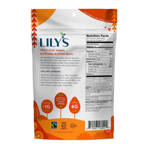 Lily's - Coupes au beurre de cacahuète - Style chocolat au lait 40% cacao - 91 g