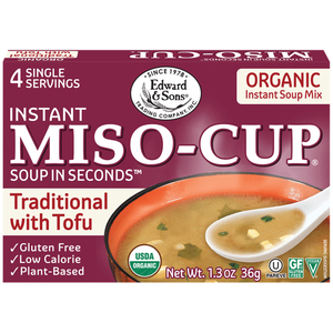 Edward and Sons - Organic Traditional with Tofu Miso-Cup - 4 Pack