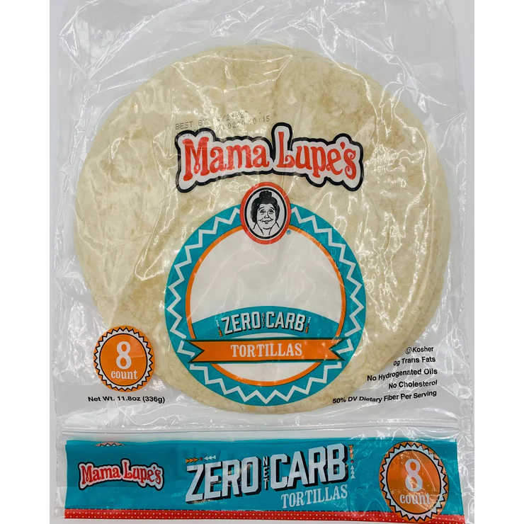 (Best Before 6 Oct, 23) Mama Lupe's - Zero Carb Tortillas - 8 tortillas
