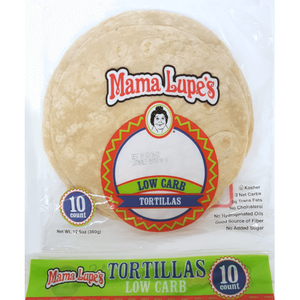 Mama Lupe's - Tortillas à faible teneur en glucides de 7 pouces - 10 tortillas