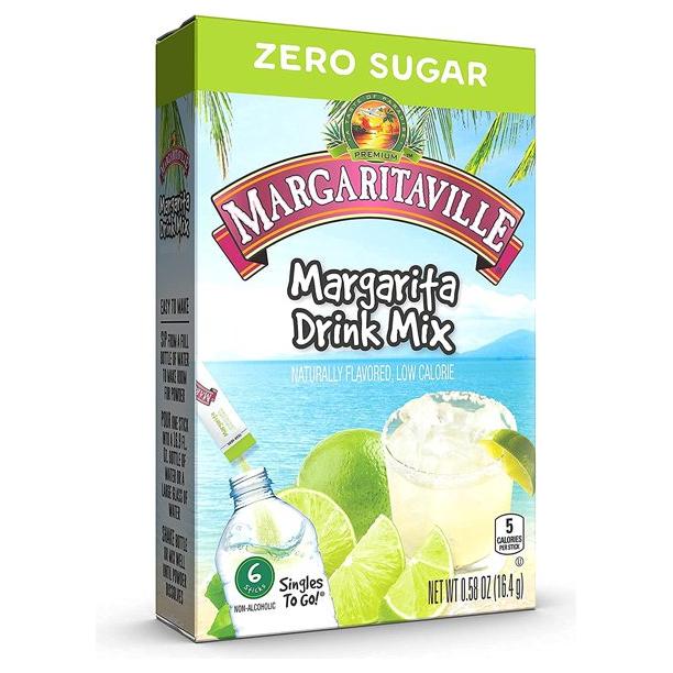 Margaritaville - Zero Sugar Cocktail Mixers - Margarita - 6 Packets