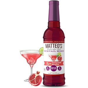 Matteo's - Sirop de cocktail sans sucre - Margarita à la grenade - 750mL