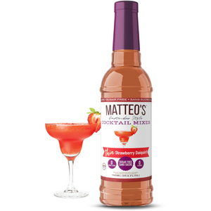 Matteo's - Sugar Free Cocktail Syrup - Strawberry Daiquiri - 750mL