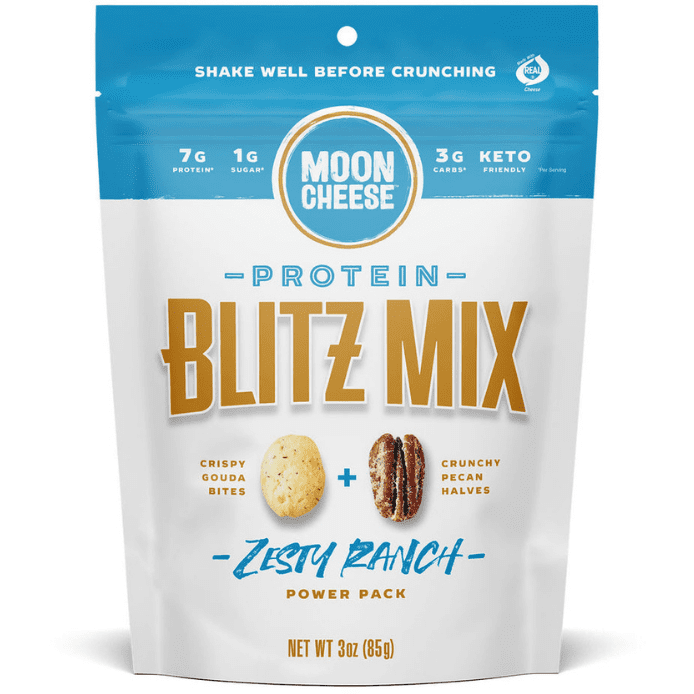 Moon Cheese - Protein Blitz Mix - Zesty Ranch  + Pecans 3 oz