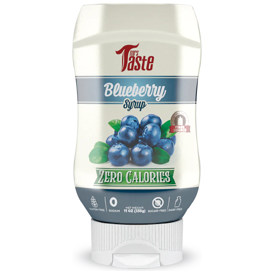 Mrs Taste - Zero Calories Syrup - Blueberry - 11oz