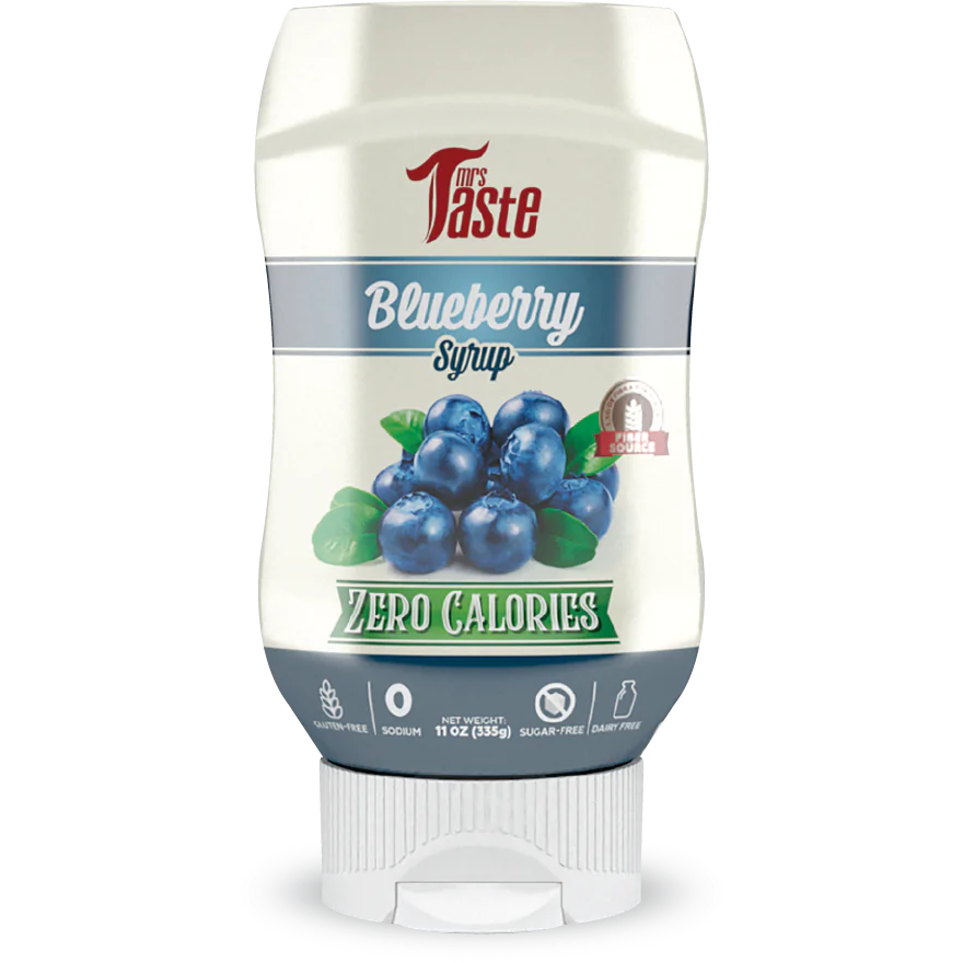 Mrs Taste - Zero Calories Syrup - Blueberry - 11oz