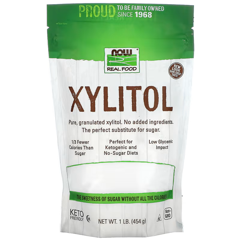 MAINTENANT - Édulcorant au xylitol 1 livre