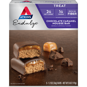 Atkins Endulge Bars - Chocolate Caramel Mousse - 5 Bars