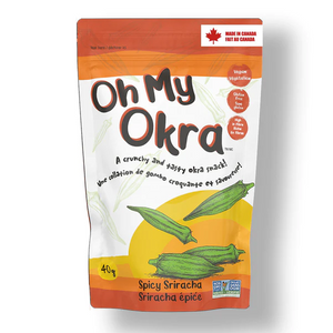 Oh My Okra - Crunchy Keto Superfood Snack - Spicy Sriracha - 40g