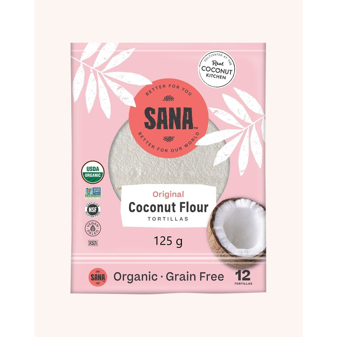 Sana - Coconut Flour Tortilla - Original - 12 Tortillas