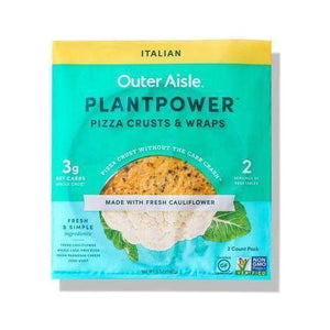 Outer Aisle - Plantpower Pizza Crust - Italian - 2 crusts