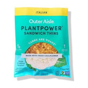 Outer Aisle - Plantpower Sandwich Thins - Italian - 6 per pack