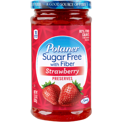 Polaner - Sugar Free Jam with Fiber - Strawberry - 13.5 oz - Low Carb Canada