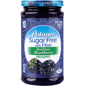 Polaner - Sugar Free Jam with Fiber - Seedless Blackberry - 13.5 oz - Low Carb Canada
