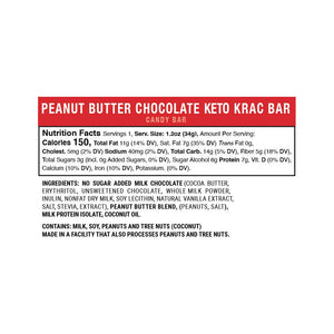 Shrewd - Keto Krac Bar - Peanut Butter & Chocolate - 34g