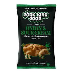 Pork King Good - Fried Pork Rinds - Onion & Sour Cream - 1.75 oz bag