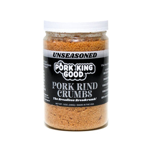 Pork King Good - Pork Rind Crumbs - Unseasoned - 12 oz jar