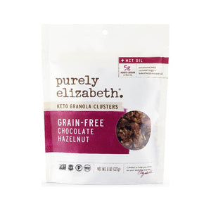 *Purely Elizabeth - Grappes de granola Keto - Sans céréales - Chocolat noisette - 8 oz.