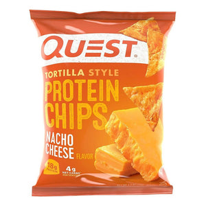 Chips protéinées style tortilla Quest - Fromage nacho - 1 sachet