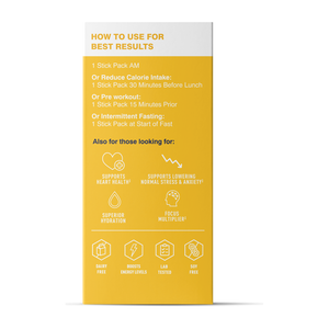 Real Ketones - (Keto Lean for Life PrimeD+)Elevate - Lemon 10 Sticks - Box