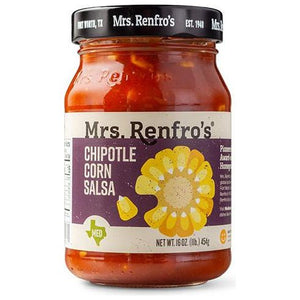 Mme Renfros - Salsa - Maïs chipotle - Moyen - 473 ml 