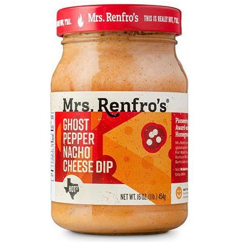 Mme Renfros - Sauce au fromage - Nacho au poivre fantôme - Scary Hot - 473 ml