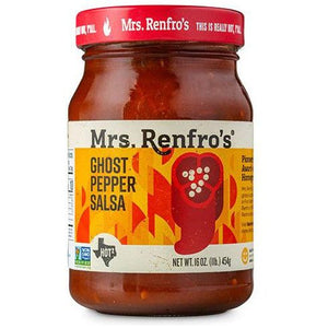 Mme Renfros - Salsa - Ghost Pepper - Scary Hot - 473 ml