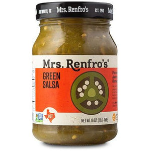 Mrs. Renfros - Salsa - Green - Hot - 473 ml