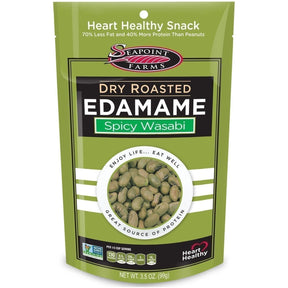 Seapoint Farms - Dry Roasted Edamame -Spicy Wasabi - 3.5 oz - Low Carb Canada - 1