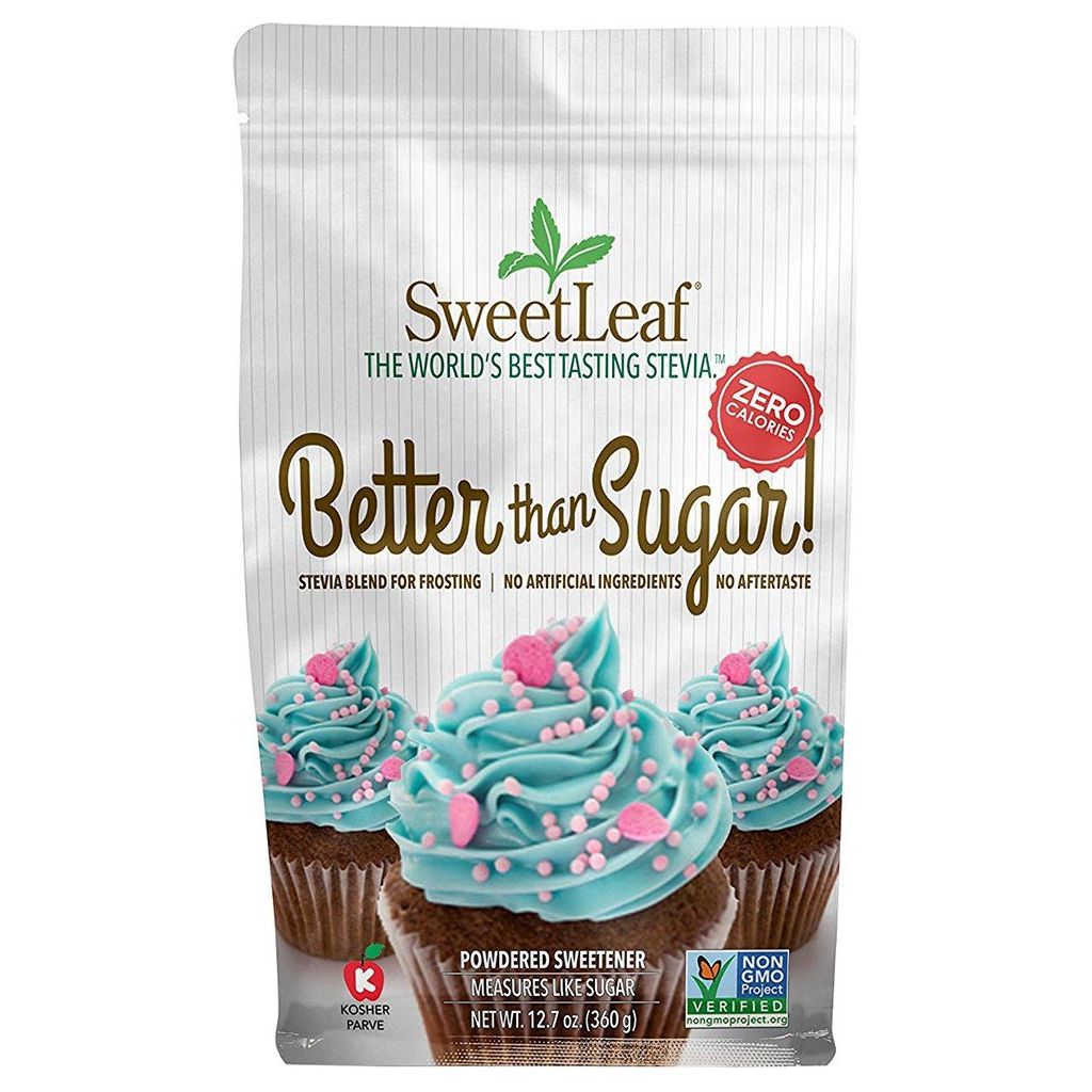 SweetLeaf – Mieux que le sucre ! - Mélange Stevia pour glaçage - En poudre - 12,7 oz