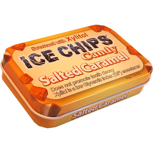 Chips de glace - Bonbons sans sucre au xylitol - Caramel salé - 1,76 oz