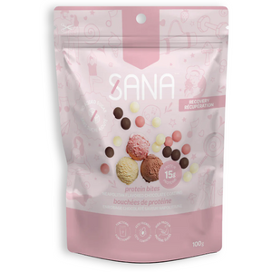 Sana - Chocolate Snacks - Neapolitan Crunchy chocolate style protein bites - 100g