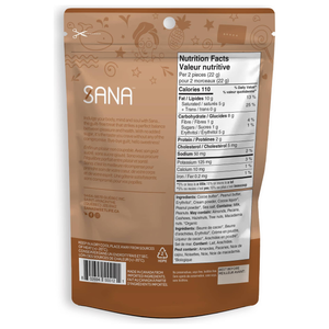 Sana - Bouchées chocolatées - Chocolat au lait et beurre de cacahuète - 100g