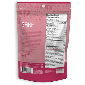 Sana - Bouchées chocolatées - Chocolat Blanc Framboise - 100g