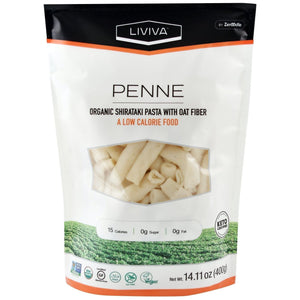 Liviva Organic Shirataki Penne with Oat Fiber