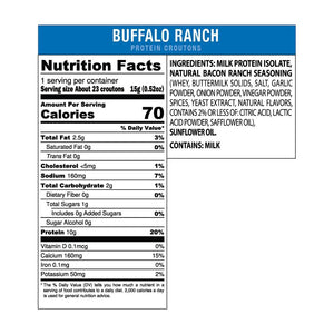 Shrewd Food - Protein Croutons - Bacon Ranch - 0.52 oz bag