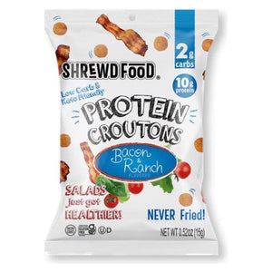 Shrewd Food - Protein Croutons - Bacon Ranch - 0.52 oz bag