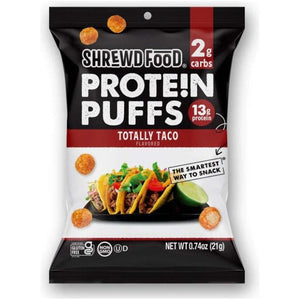 Shrewd Food - Protein Puffs - Totally Taco - Sac de 0,74 oz