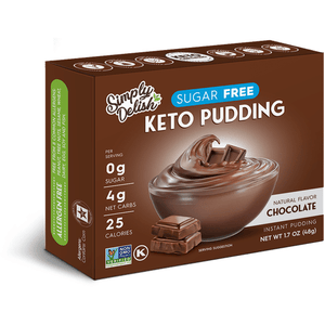 Simply Delish - Sugar Free Keto Pudding - Chocolate