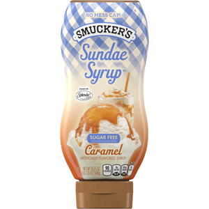 Smuckers - Sirop de coupe glacée sans sucre - Caramel - Bouteille de 19,25 oz