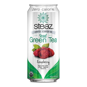 Steaz - Zero Calorie Iced Tea - Raspberry