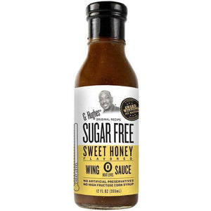 G Hughes Wing Sauce - Miel sucré sans sucre - 12 oz