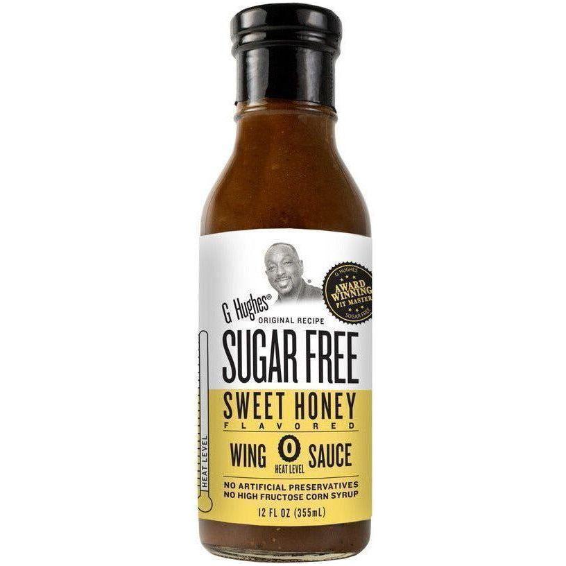 G Hughes Wing Sauce - Sugar Free Sweet Honey - 12 oz