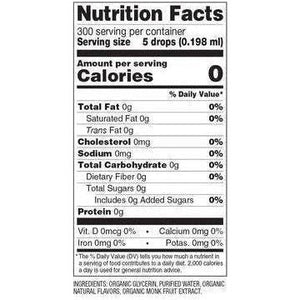 *(Best Before 31 May, 25) SweetLeaf - Monk Fruit Organic Sweetener Concentrate - Creme Brulee - 2 oz