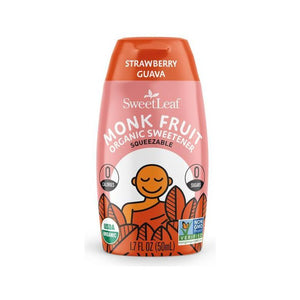SweetLeaf - Monk Fruit Organic Sweetener Squeezable - Strawberry Guava - 1.7 oz