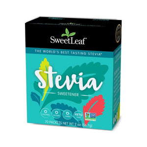 SweetLeaf - Édulcorant Stevia - 70 sachets