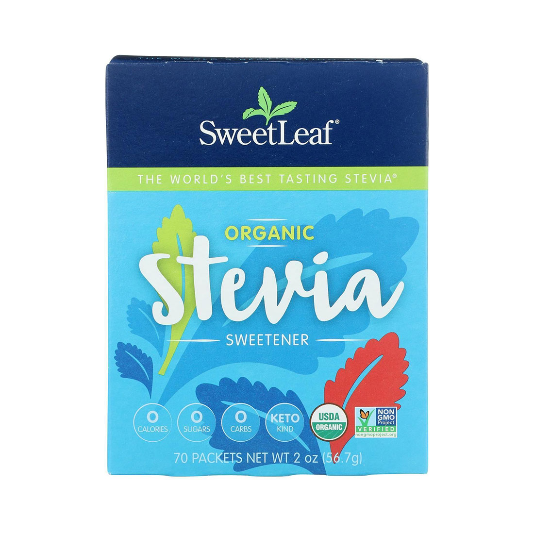 SweetLeaf - Stevia biologique - 70 sachets